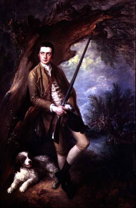 William Poyntz of Midgham and his Dog Amber à Thomas Gainsborough