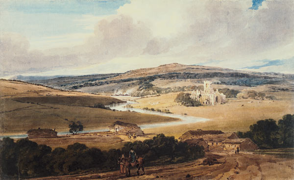 Kirkstall Abbey à Thomas Girtin