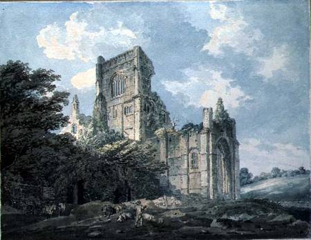 Kirkstall Abbey, Yorkshire à Thomas Girtin