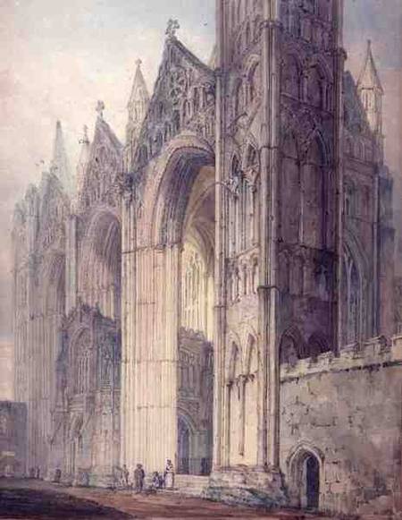 Peterborough Cathedral à Thomas Girtin