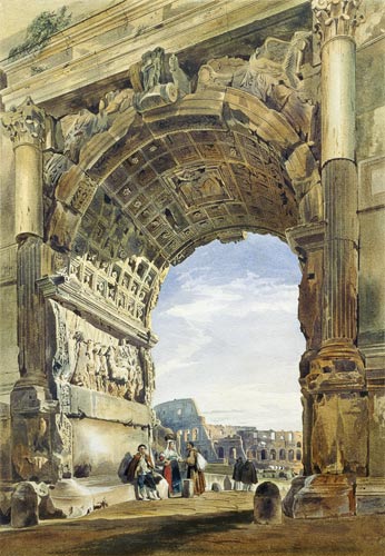 Arch of Titus, Rome à Thomas Hartley Cromek