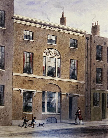 Plumbers Hall in Great Bush Lane, Cannon Street à Thomas Hosmer Shepherd