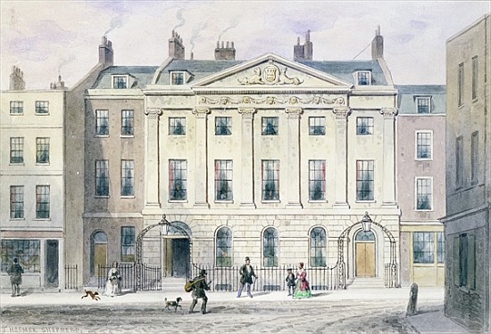 The East front of Skinners'' Hall à Thomas Hosmer Shepherd