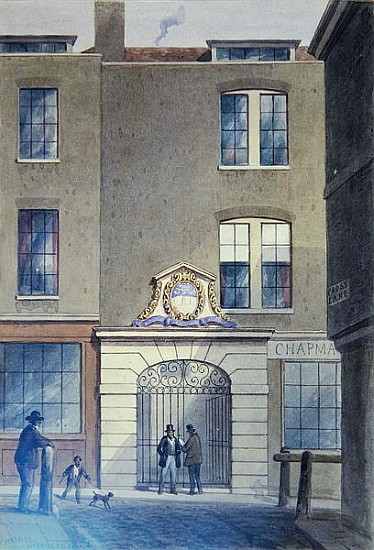 The Entrance to Bakers''Hall à Thomas Hosmer Shepherd