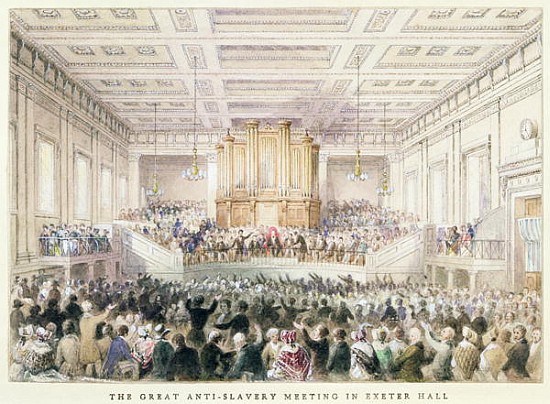 The Great Anti-Slavery Meeting of at Exeter Hall à Thomas Hosmer Shepherd