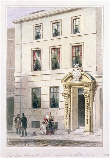 The New Front of Painter Stainers Hall à Thomas Hosmer Shepherd