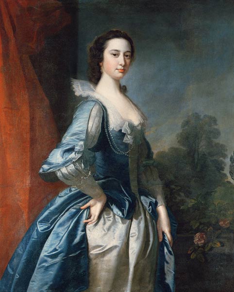 Portrait of a Lady à Thomas Hudson