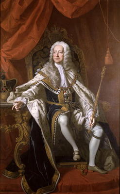George II (oil on canvas) à Thomas Hudson