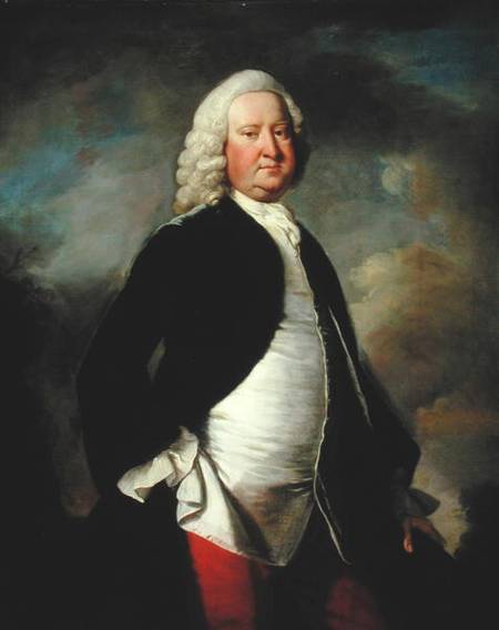 Portrait of Sir Watkin Williams Wynn à Thomas Hudson