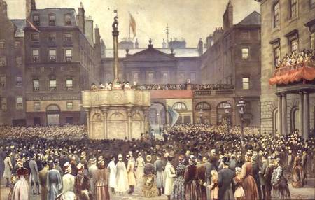 The Presentation of the Restored Market Cross, Edinburgh, to the Magistrates Council by the Right Ho à Thomas L. Sawers