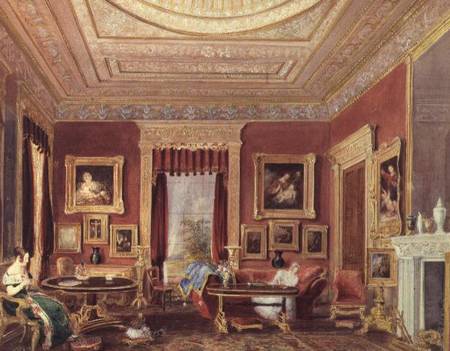 The Drawing Room, Leigh Court, Bristol à Thomas Leeson l'Ancien Rowbotham