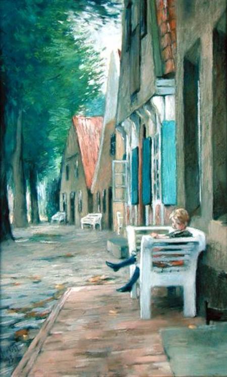 Street in Altenbruch à Thomas Ludwig Herbst