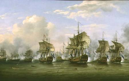 The Battle of Dogger Bank à Thomas Luny