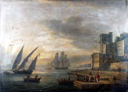 The Bay of Naples from Posilippo à Thomas Luny