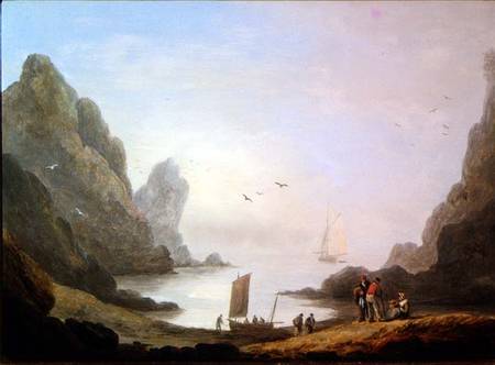 A Secluded Cove à Thomas Luny