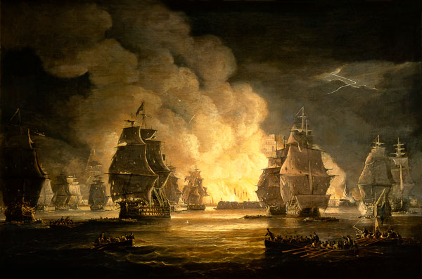 The Battle of Algiers, 27th August 1816 à Thomas Luny