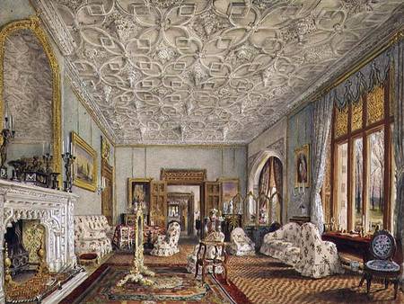 Drawing Room in the Gothic Style à Thomas Mann Baynes
