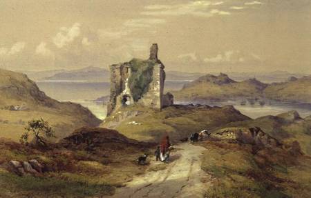 Tarbert Castle, Loch Fyne à Thomas Miles Richardson l'Ancien