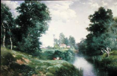 A Long Island River à Thomas Moran