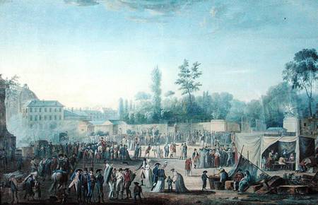 View of the Tuileries from the Place de la Revolution à Thomas Naudet