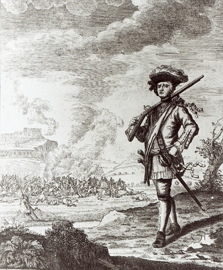Captain Henry Morgan at the sack of Panama in 1671, c.1734 à Thomas Nicholls