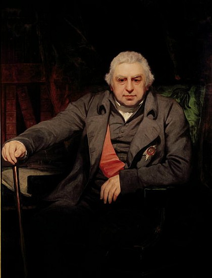 Portrait of Sir Joseph Banks, (1743-1820) 1810 à Thomas Phillips