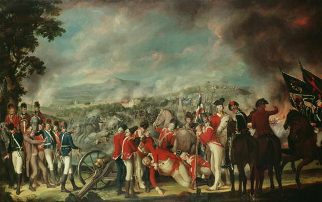 The Battle of Ballynahinch, 13th June 1798, c.1798 (oil on canvas) à Thomas Robinson