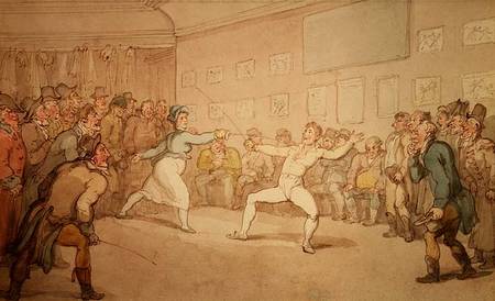 The Fencing Duel à Thomas Rowlandson