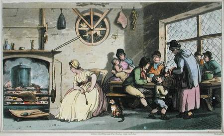 Inside of a Kitchen at Newcastle à Thomas Rowlandson