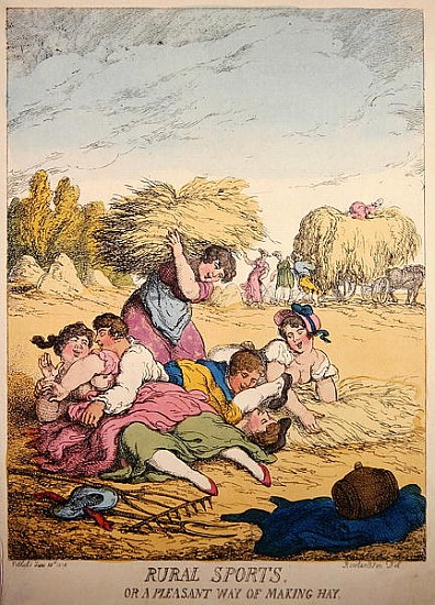 Rural Sports or A Pleasant way of making Hay à Thomas Rowlandson