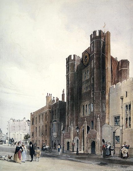 North front to St.James''s Palace, c.1850 à Thomas Shotter Boys