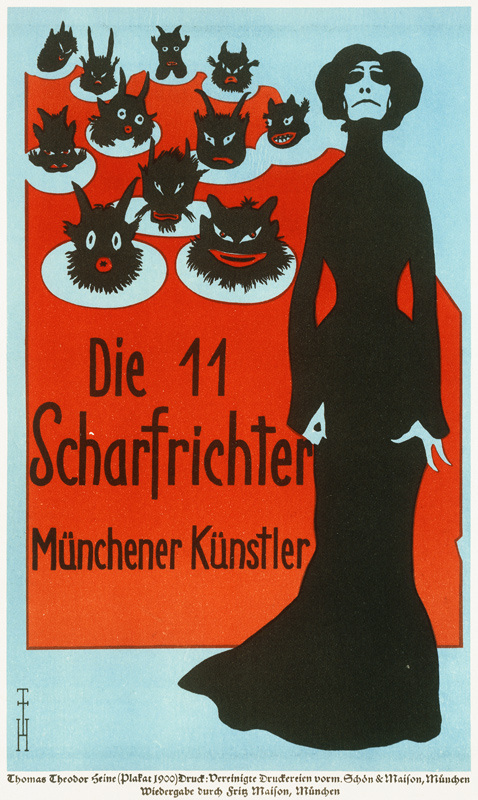 Die 11 Scharfrichter / Münchener Künstler à Thomas Theodor Heine