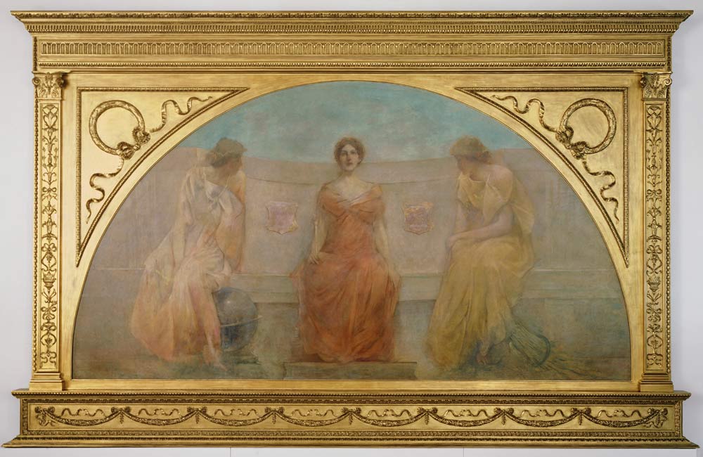 Commerce and Agriculture Bringing Wealth to Detroit à Thomas Wilmer Dewing