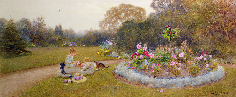 The Rose Garden à Thomas James Lloyd