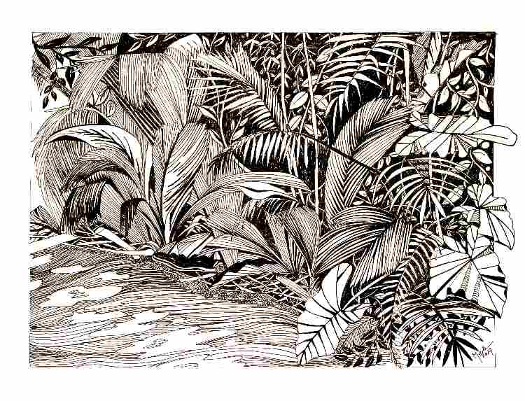 Palm Forest à Brigitte Thonhauser-Merk