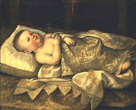 Portrait of Prince Leopold de' Medici as a Baby à Tiberio di Tito