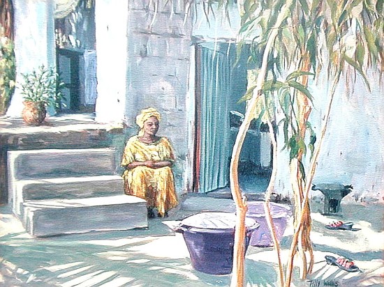 A Quiet Moment, 2003 (oil on canvas)  à Tilly  Willis