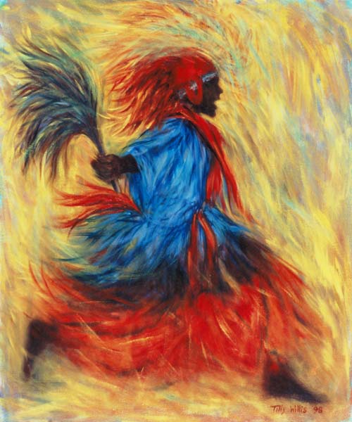 The Dancer, 1998 (oil on canvas)  à Tilly  Willis