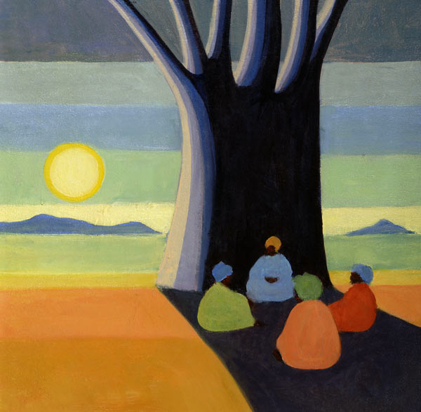 The Meeting, 2005 (oil on canvas)  à Tilly  Willis