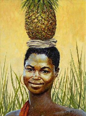 Pineapple Girl, 2004 (oil on canvas) 