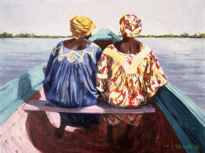 To the Island, 1998 (oil on canvas)  à Tilly  Willis