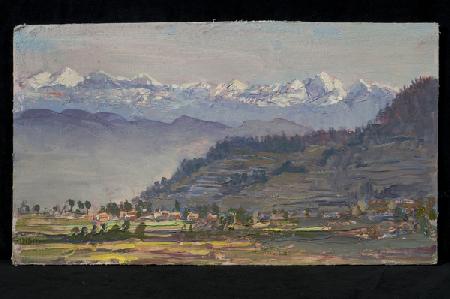 Gimash Himal from Kathmandu Valley
