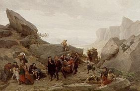 l'évasion des habitants des Vaud pendant le massacre de Meridol et de Cabrieres