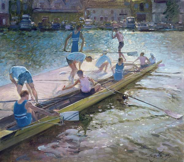 At the Raft, Henley, 1993  à Timothy  Easton