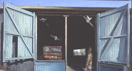 Blue Barn Doors  à Timothy  Easton