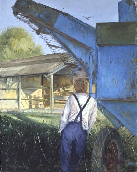 Blue Beet, 1987 (oil on canvas)  à Timothy  Easton
