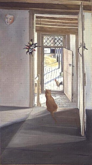 Cat and Masks  à Timothy  Easton