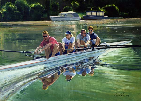 World Champions, 1998 (oil on canvas)  à Timothy  Easton