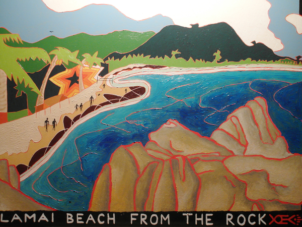 Lamai Beach from the rock à Timothy Nathan Joel Timothy Nathan Joel