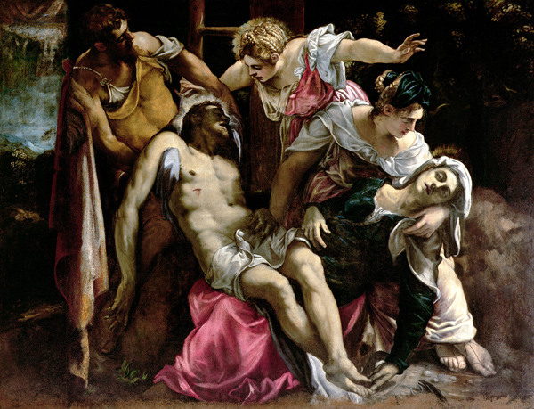 Deposition from the Cross à Tintoretto (alias Jacopo Robusti, alias Le Tintoret)